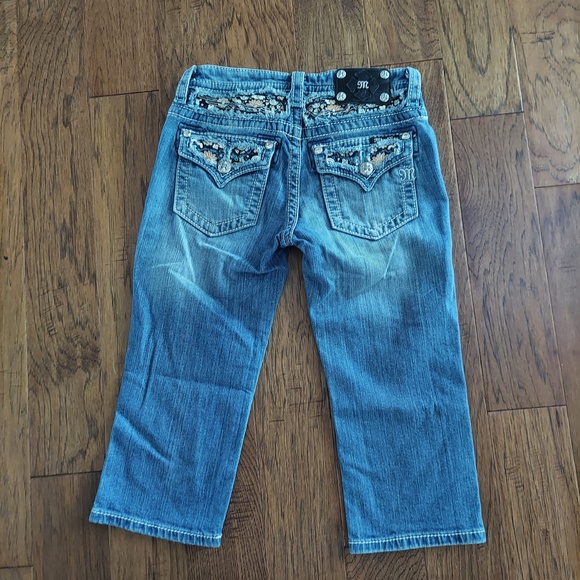 Miss Me Cuffed Capri size 14 - Picture 3 of 4